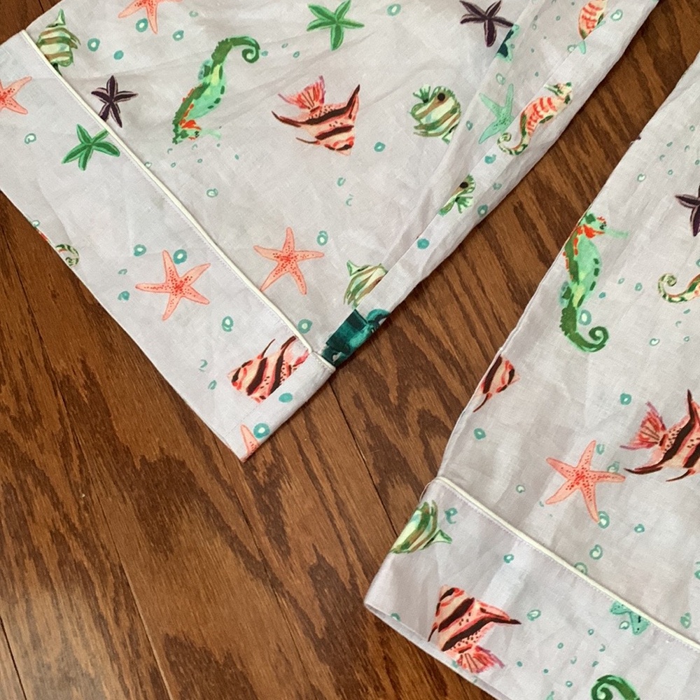 Hill House Skylar Pants in Sea Creatures Print 🐠 - Picture 6 of 7